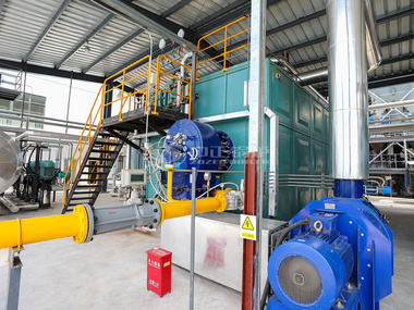 中正鍋爐于橡膠行業運行的SZS系列燃氣蒸汽鍋爐