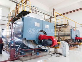 6噸WNS系列冷凝式燃氣蒸汽鍋爐項目（光宇蓄電池）