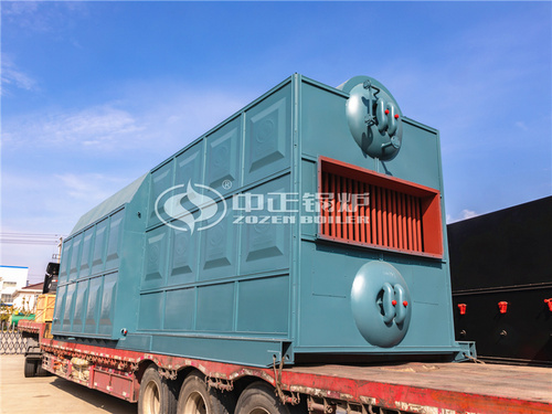 廣東源信飼料實業15噸SZL系列鏈條爐排蒸汽鍋爐項目