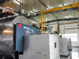 吉利汽車臨海產業園6噸WNS系列天然氣蒸汽鍋爐項目