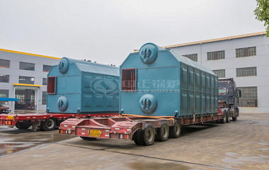 新大東紡織10噸SZL系列鏈條爐排蒸汽鍋爐項目