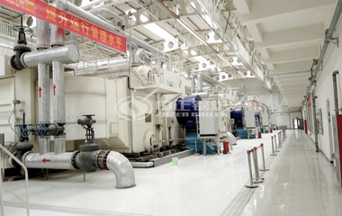為鄭州火車站提供熱源保障的25噸SZS系列燃氣蒸汽鍋爐項目