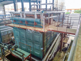 申洲針織25噸SZL系列鏈條爐排蒸汽鍋爐項目