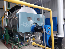 江蘇宇航板業6噸WNS系列冷凝式三回程燃氣蒸汽鍋爐項目