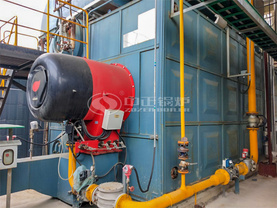 浙江和泓環保紙業20噸SZS系列燃氣過熱蒸汽鍋爐項目