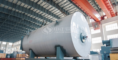 新慶馨紙業10噸WNS系列燃油燃氣蒸汽鍋爐項目
