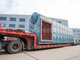 國電雙鴨山發電50噸SZS系列燃輕柴油過熱蒸汽鍋爐項目