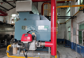 江北藥業6噸冷凝式WNS系列燃氣蒸汽鍋爐項目