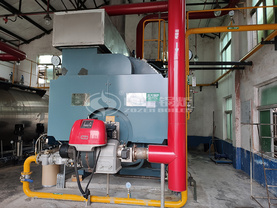江北藥業6噸冷凝式WNS系列燃氣蒸汽鍋爐項目