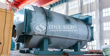 合緣偉業6噸高效環保型WNS系列三回程燃氣蒸汽鍋爐項目