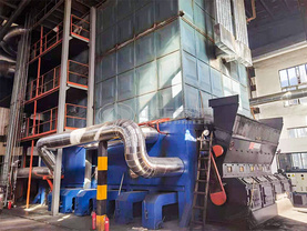 天一新型纖維2200萬大卡YLW系列燃煤鏈條爐排導熱油鍋爐項目