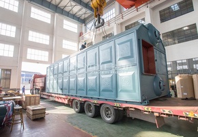 廣安紙業20噸SZL系列燃煤鏈條爐排蒸汽鍋爐項目