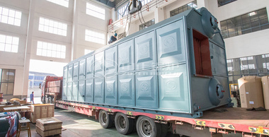 廣安紙業20噸SZL系列燃煤鏈條爐排蒸汽鍋爐項目