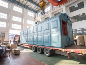 广安纸业20吨SZL系列燃煤链条炉排蒸汽yabo手机娱乐项目