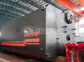 中正鍋爐定制款SZS系列燃氣蒸汽鍋爐發往云南
