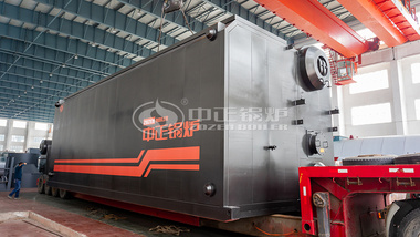 中正鍋爐定制款SZS系列燃氣蒸汽鍋爐發往云南