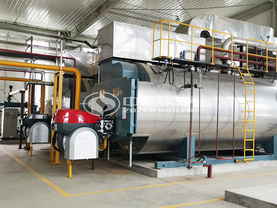 慶陽偉赫乳制品10噸WNS燃氣蒸汽鍋爐項目