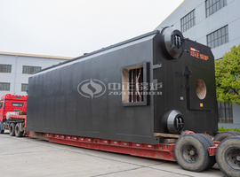 中正鍋爐30噸燃氣鍋爐發往云南瀘西大為焦化有限公司