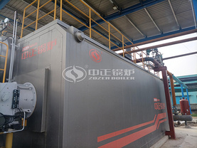 禹王生態15噸SZS系列燃沼氣過熱蒸汽鍋爐項目