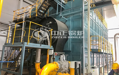 青海宜化化工SZS系列60噸燃氣過熱蒸汽鍋爐項目
