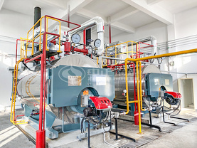 吐魯番北站2.8MW WNS系列熱水鍋爐煤改氣項目
