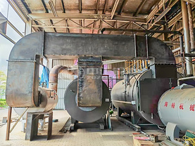 马来西亚叶氏WNS系列6吨燃气蒸汽锅炉项目