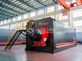 維特熱能25噸SZS系列冷凝式燃氣蒸汽鍋爐項目