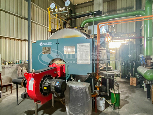 宜興中建3噸WNS系列環保燃氣蒸汽鍋爐項目