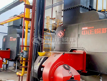 江西匯盈10噸WNS系列環保蒸汽鍋爐項目