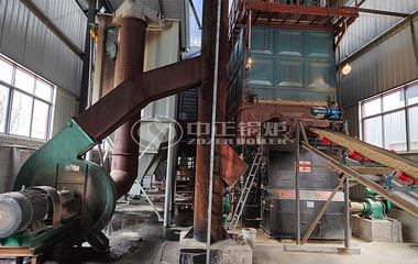 湖北領智6噸SZL系列燃生物質蒸汽鍋爐項目