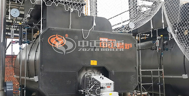 肯帝亞多臺WNS系列燃氣蒸汽鍋爐建材行業項目
