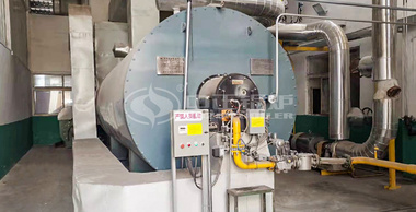 銘龍新材料400萬大卡YY(Q)W系列燃氣導熱油鍋爐項目