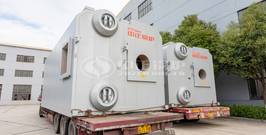 范縣惠和SZS系列14MW快裝燃氣熱水鍋爐供暖項目