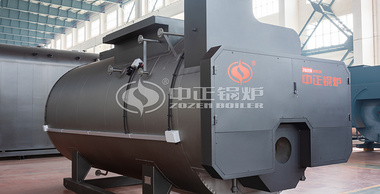立昌新材料8噸WNS系列燃氣蒸汽鍋爐項目