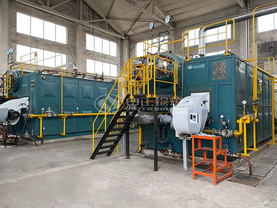 江蘇中煤電纜6噸SZS系列冷凝式燃氣鍋爐項目