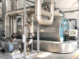 卓寶科技300萬大卡YQW系列燃氣臥式導熱油鍋爐項目