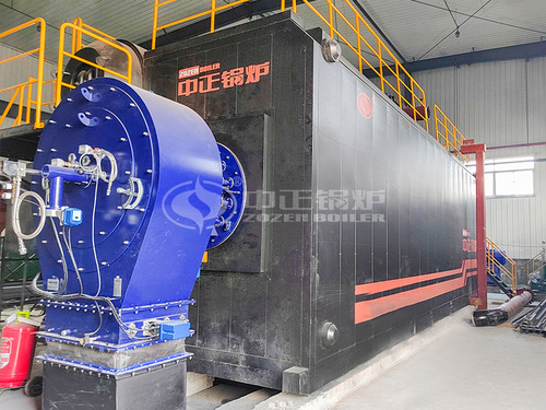 陜西煤化40噸SZS系列燃氣過熱蒸汽鍋爐項目