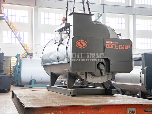 金悅紡織WNS系列10噸二回程燃氣蒸汽鍋爐項目