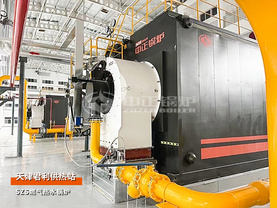 SZS系列29MW和58MW燃氣熱水鍋爐天津煤改氣供熱項目