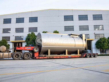 中正25吨WNS燃气蒸汽锅炉发往贵州茅台镇