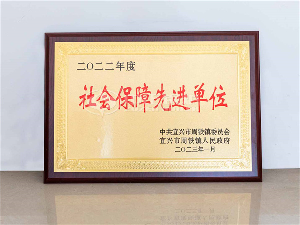 中正鍋爐榮獲“2022年度社會保障先進單位”