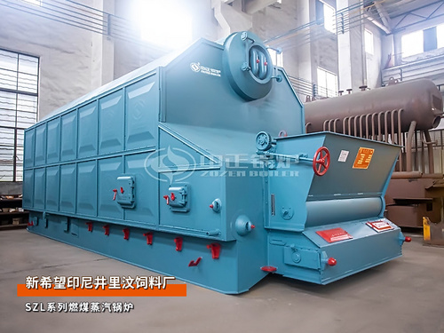 新希望印尼飼料廠SZL6噸燃煤蒸汽鍋爐項目
