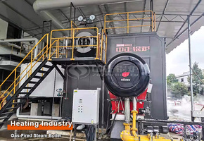 红石梁热电SZS系列35吨天然气蒸汽锅炉项目