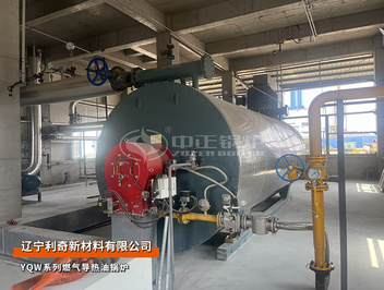 遼寧利奇YQW系列300萬(wàn)大卡燃氣導熱油鍋爐項目