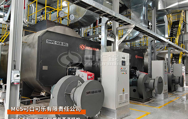 中正鍋爐蒙古MCS可口可樂WNS系列8噸三回程燃氣蒸汽鍋爐項目