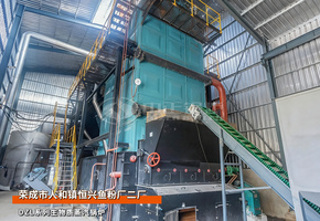山東恒興魚粉廠DZL系列10噸三鍋筒不積灰生物質(zhì)蒸汽鍋爐項(xiàng)目