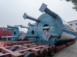 中正鍋爐YLS系列立式燃氣導(dǎo)熱油鍋爐發(fā)貨，助力工業(yè)高效供熱