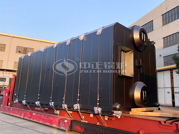 满载中正锅炉匠心品质的SZL系列燃煤锅炉组件整装待发,即将跨越重洋抵达津巴布韦项目现场。