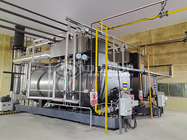 中正鍋爐為精細化工行業定制的燃氣導熱油鍋爐系統