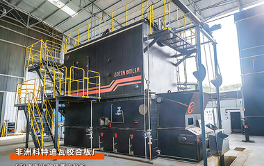 出口非洲科特迪瓦：中正鍋爐SZL系列6噸/時生物質蒸汽鍋爐建材行業項目